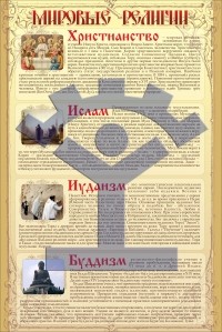 Плакат «Мировые религии» - фото - 1