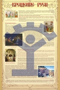 Плакат «Крещение Руси» - фото - 1