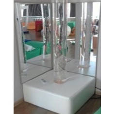 Воздушно-пузырьковая колонна, Мягкое квадратное основание для колонн , Зеркало для пузырьковых колонн - фото - 1