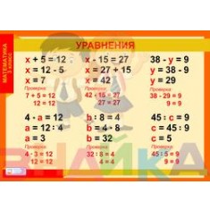 Таблицы демонстрационные "Математика 3 класс" расширенная - фото - 9