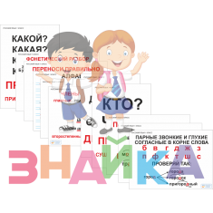 Опорные таблицы по русскому языку 1 класс - фото - 1
