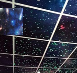 Комплект потолочный «Звездное небо» на базе потолочного крепления Армстронг - фото - 1